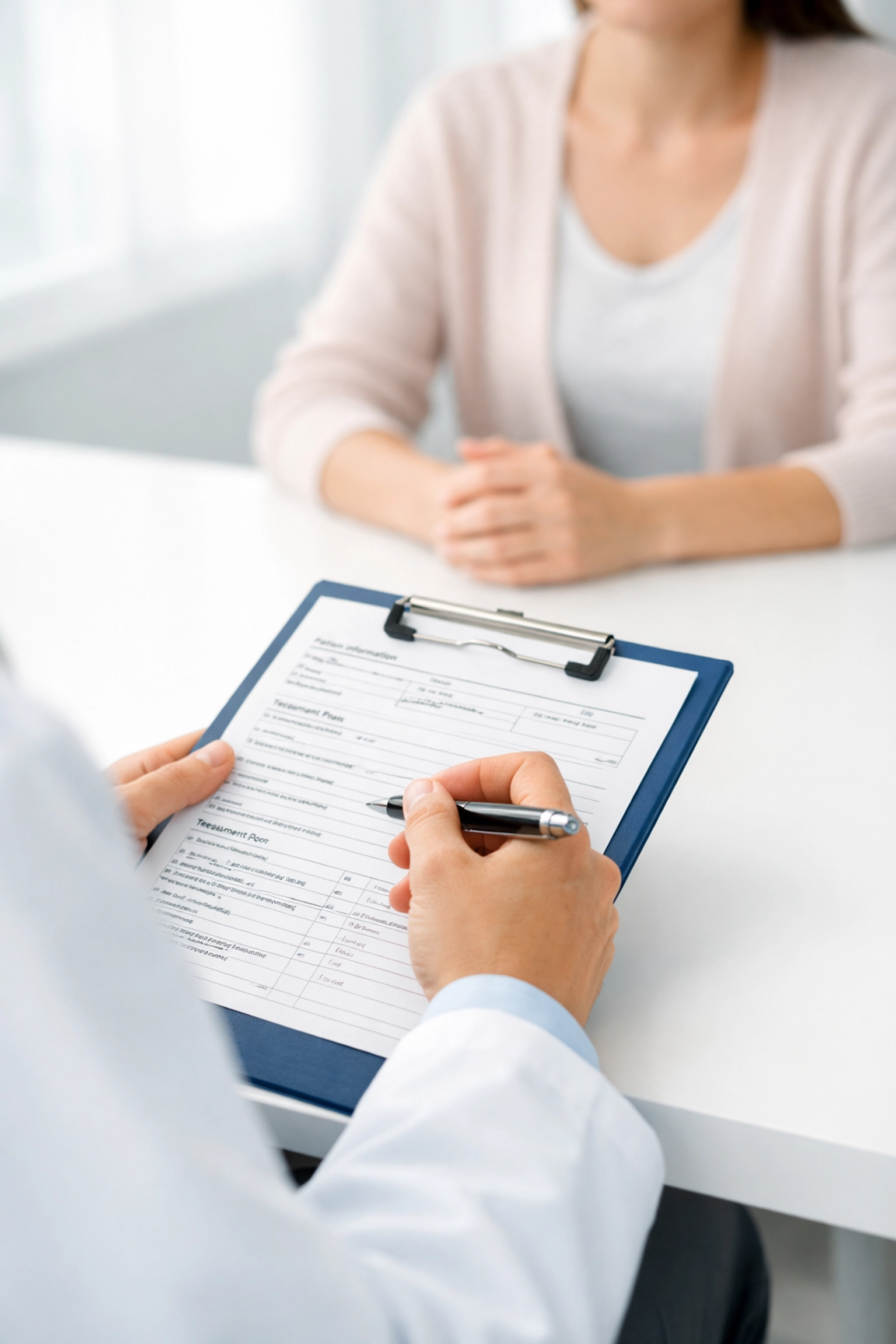 Healthcare provider consultation for tirzepatide prescription and medical assessment