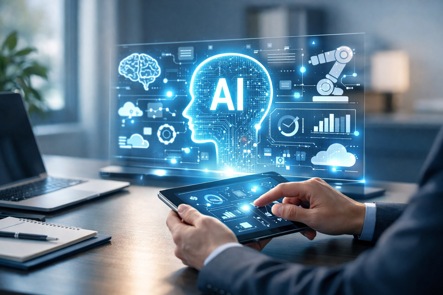 Now Assist AI interface demonstrating ServiceNow automation and intelligent workflows