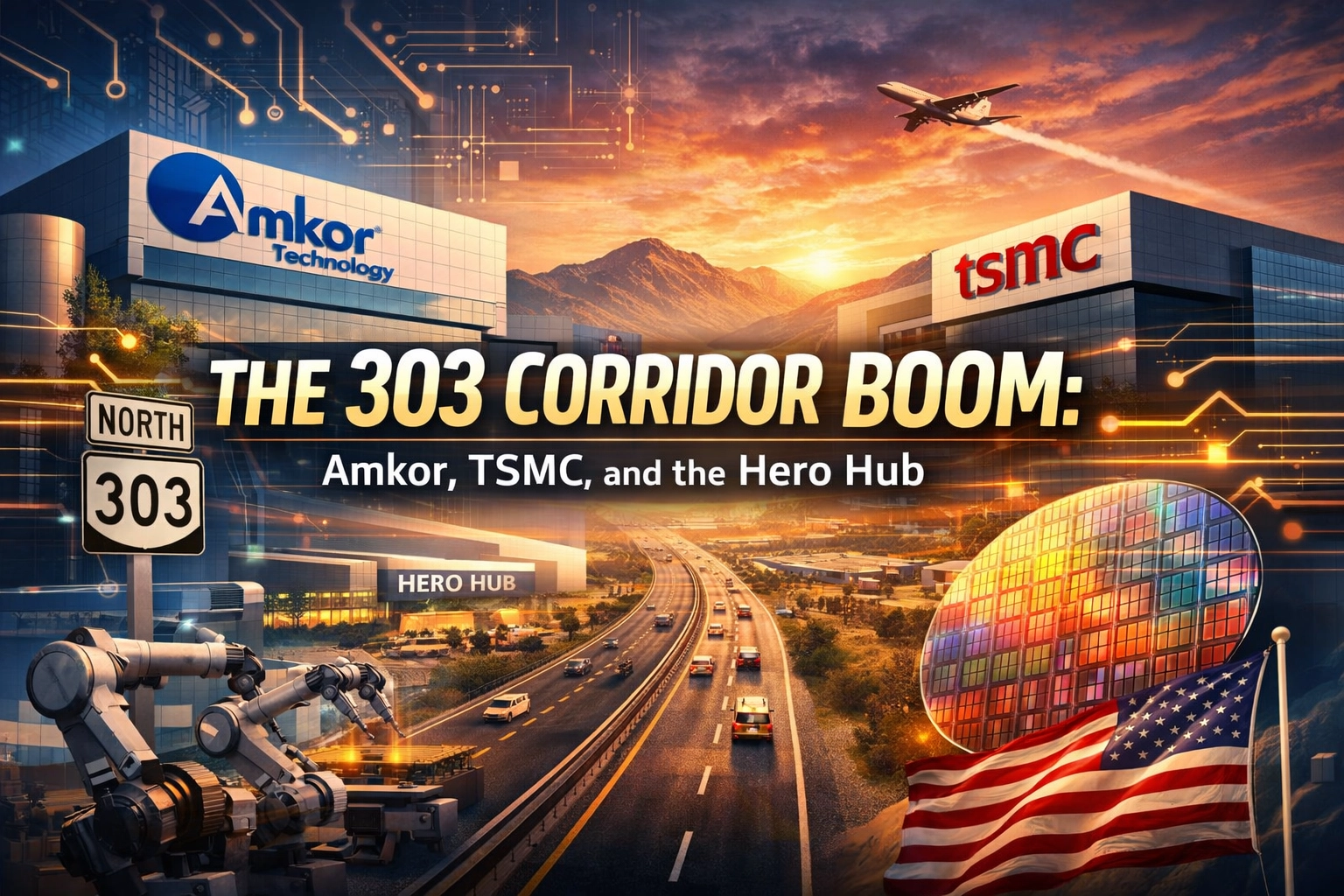 [HERO] The 303 Corridor Boom: Amkor, TSMC, and the Hero Hub