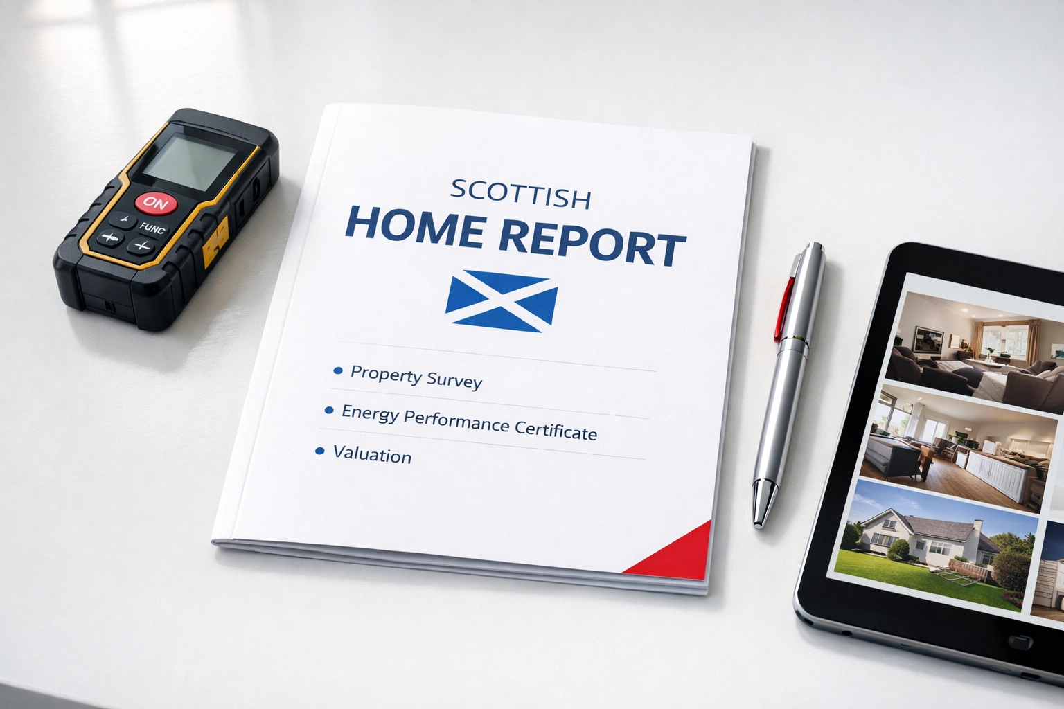 Home Report documents and property survey essentials for selling in Scotland