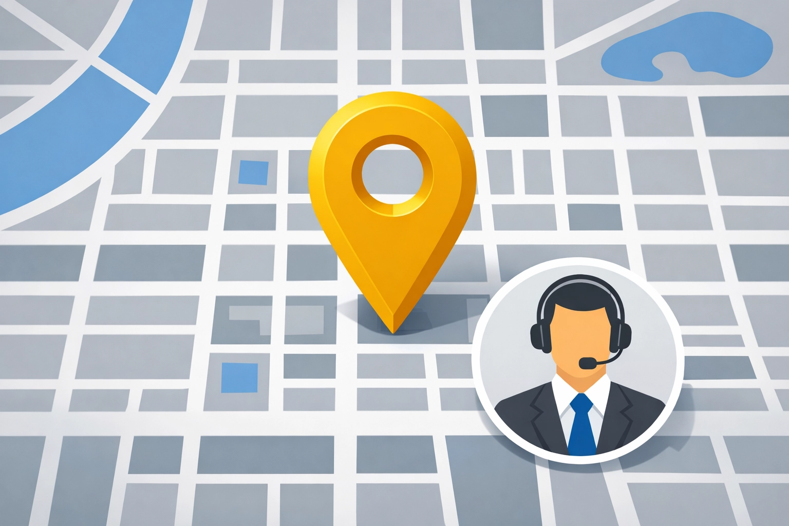 Map showing a location pin for a concierge tax pro providing local tax preparation in New Haven.