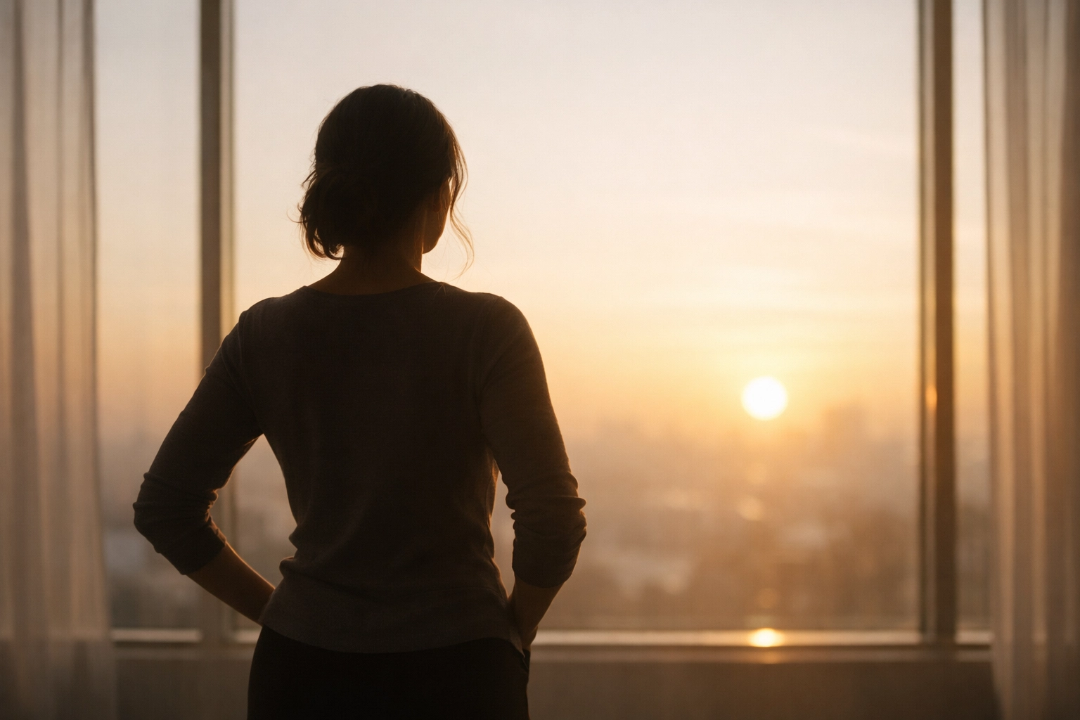 A confident woman representing inner strength and self-assurance