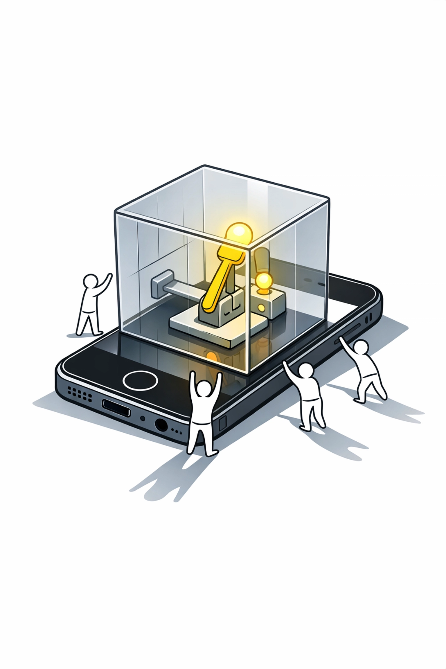 Smartphone as Skinner box demonstrating social media addiction mechanisms for families