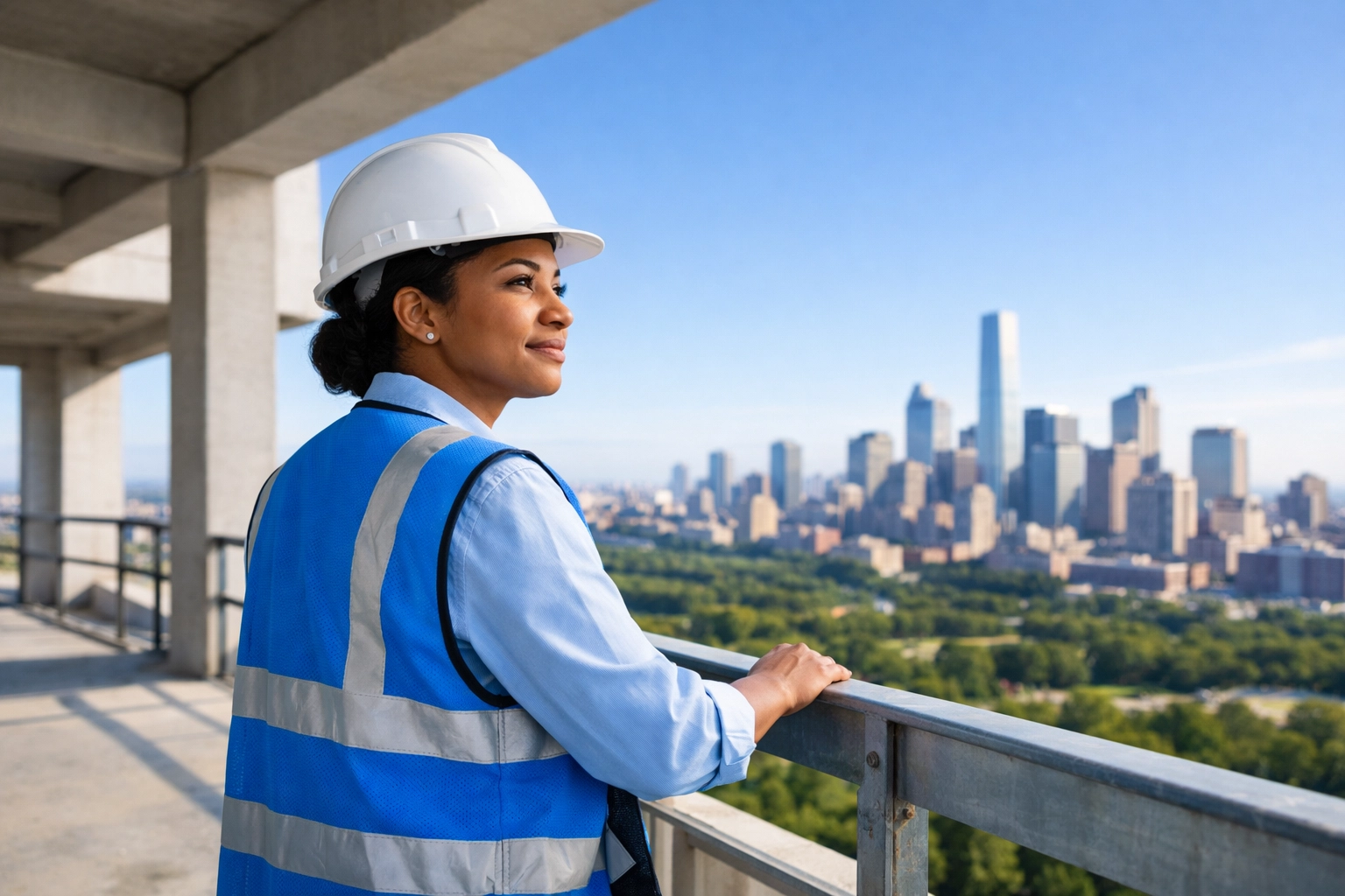 Skilled construction worker on site after completing cscs health & safety training for a CSCS Labourer card.