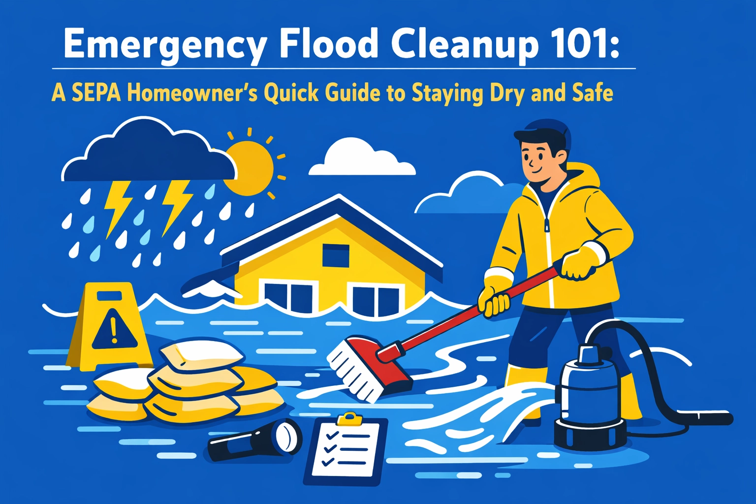 [HERO] Emergency Flood Cleanup 101: A SEPA Homeowner’s Quick Guide to Staying Dry and Safe