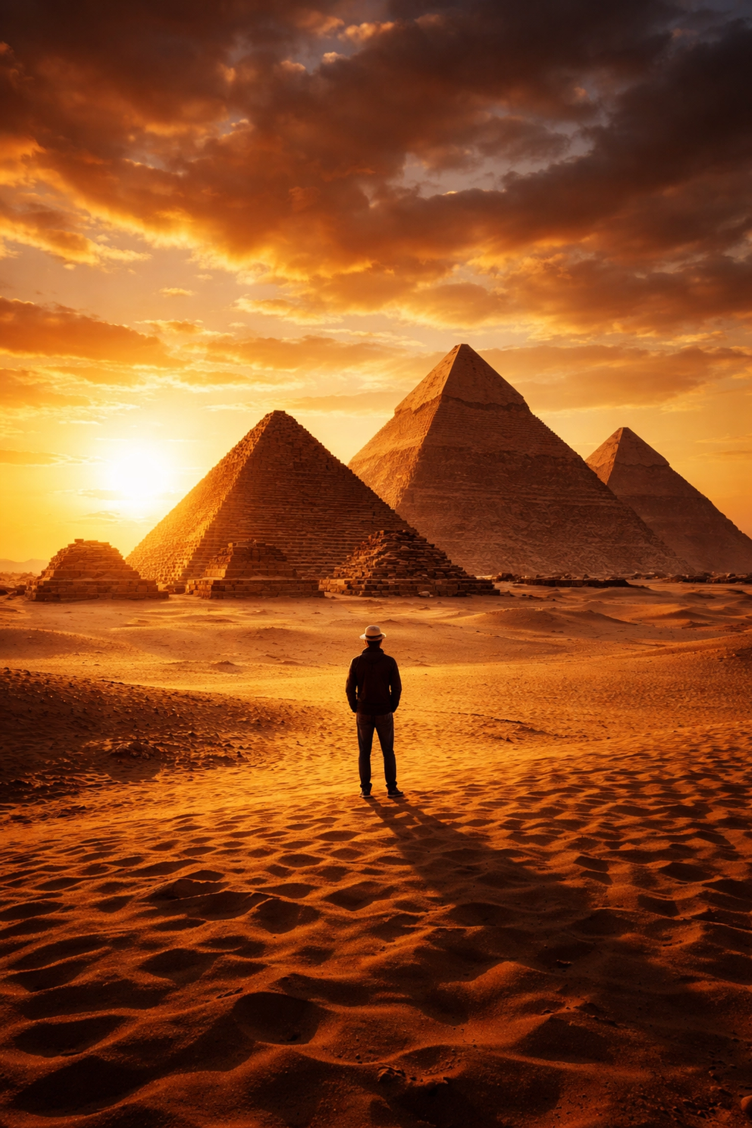 Stop Sleeping on Black Excellence: These News Stories Prove We're Still Making History The Great Pyramids of Giza at sunset representing Ancient Kemet and Black African civilization