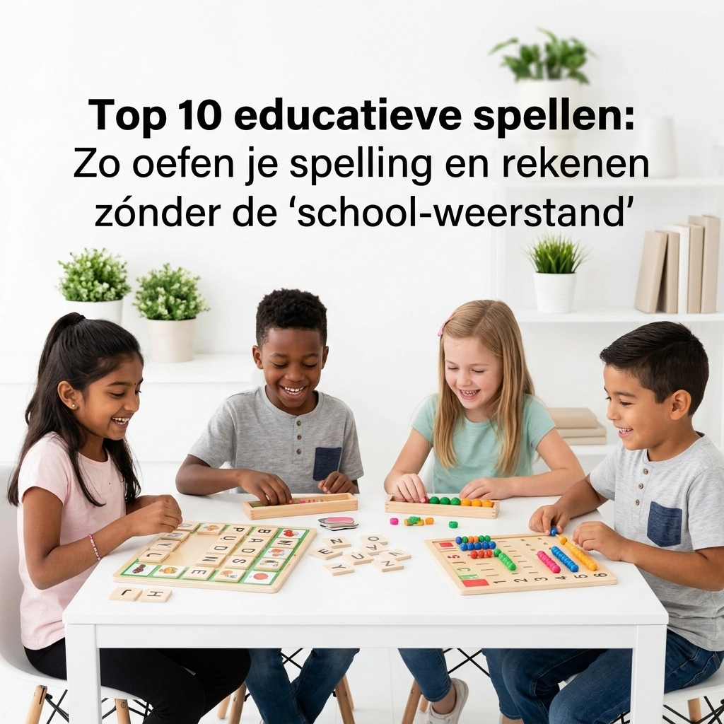 [HERO] Top 10 educatieve spellen: Zo oefen je spelling en rekenen zónder de 