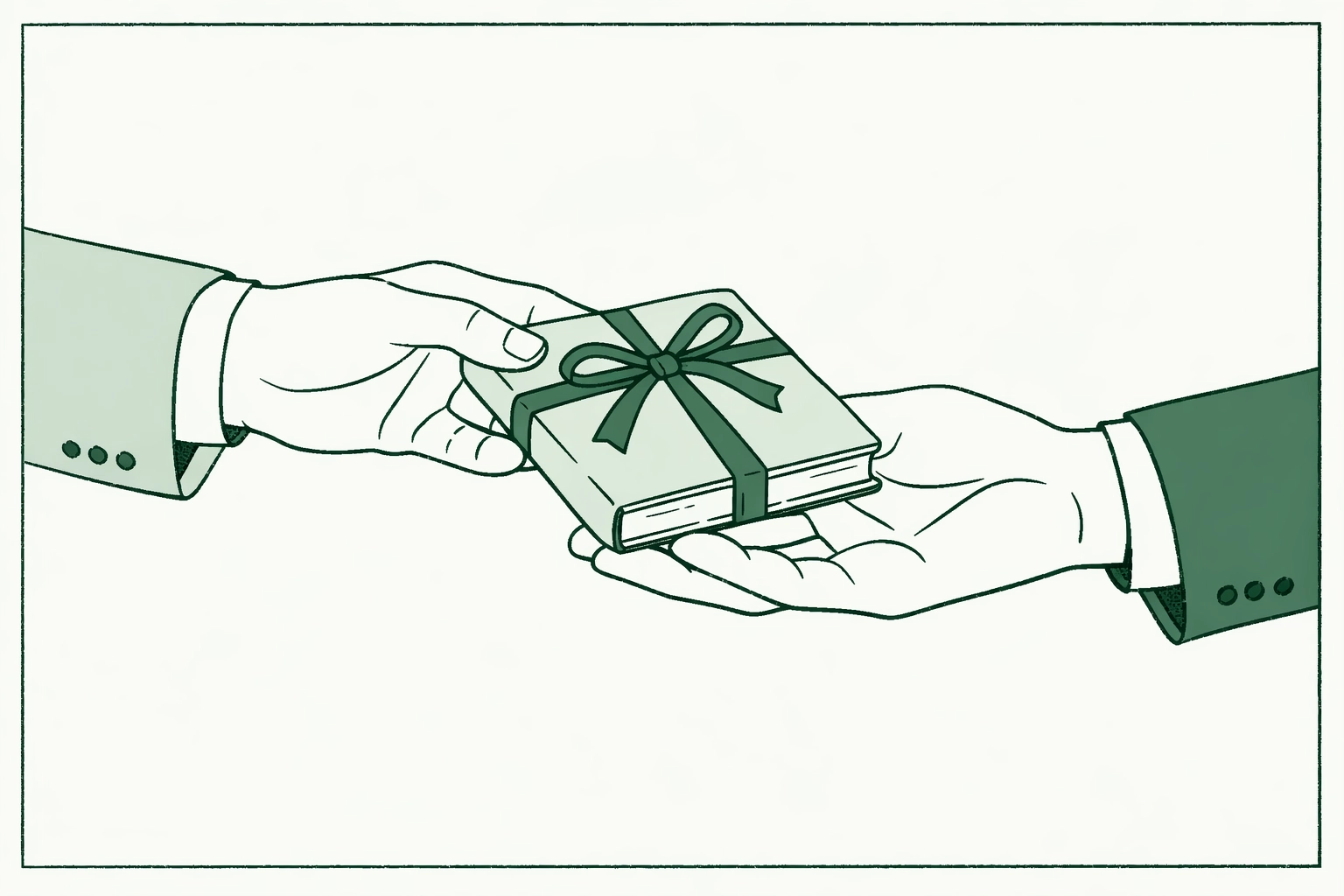 Close-up illustration of two men sharing a book, representing the community of MM romance readers.