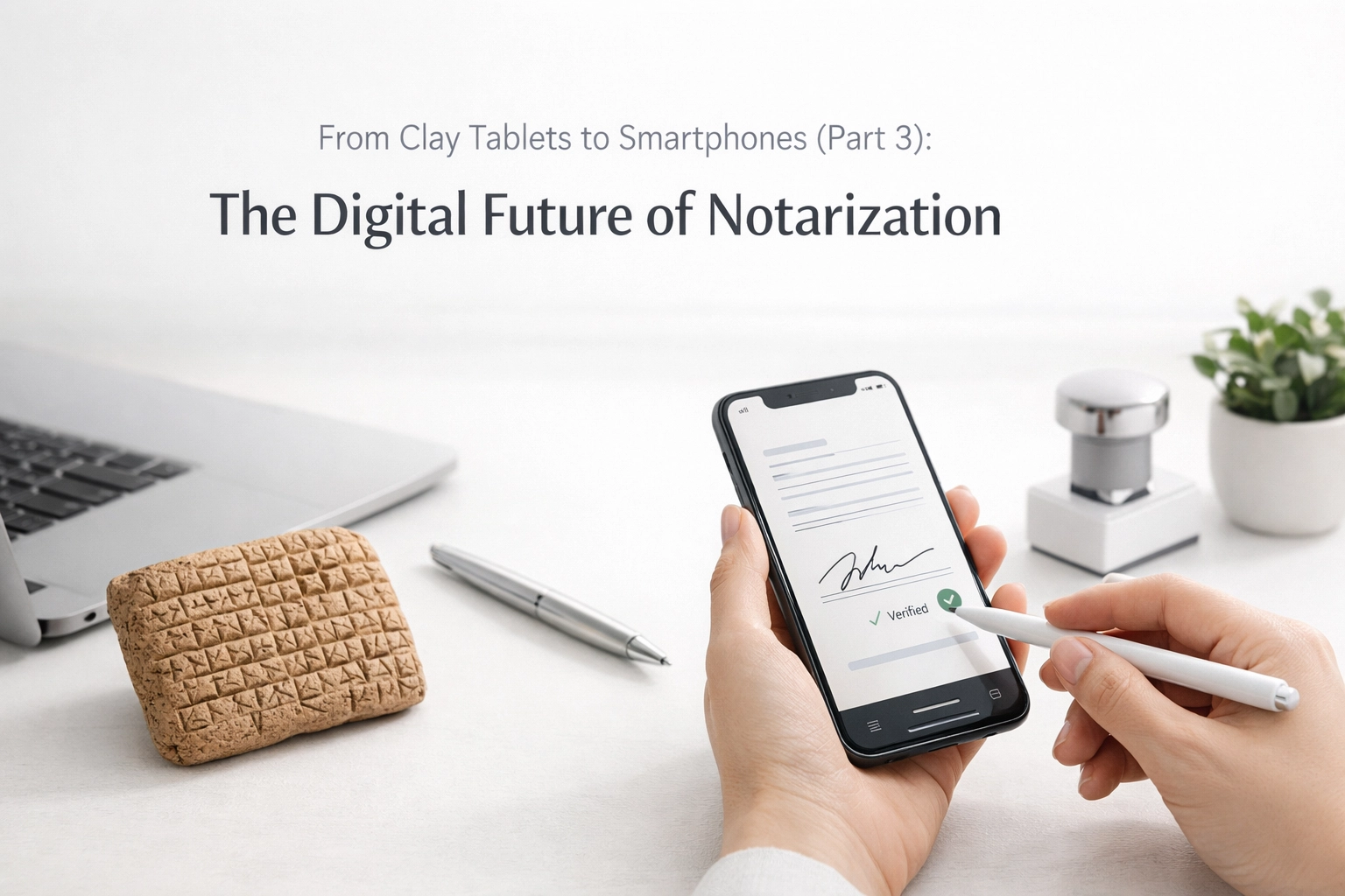 [HERO] From Clay Tablets to Smartphones (Part 3): The Digital Future of Notarization