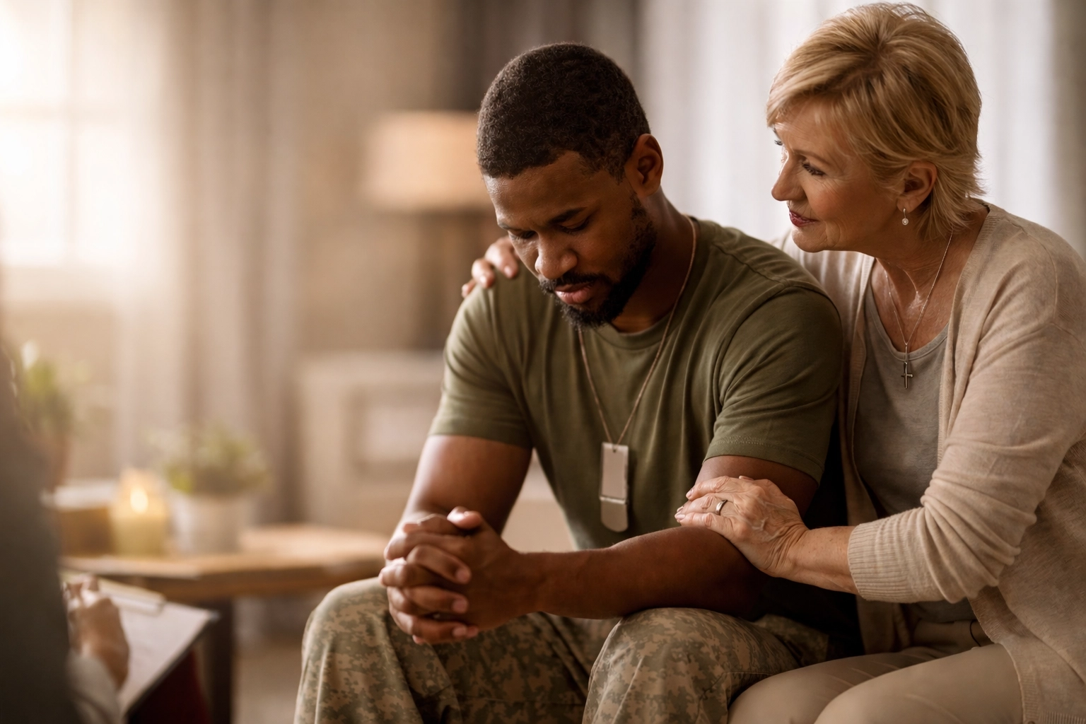 Emotional Support for Distressed Veteran