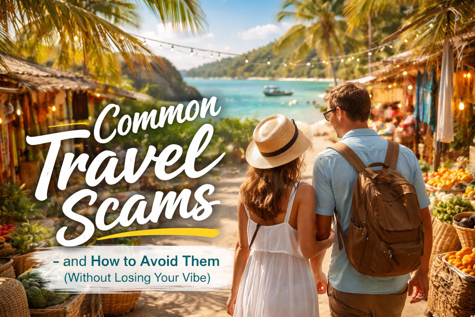 [HERO] Common Travel Scams ,  and How to Avoid Them (Without Losing Your Vibe)
