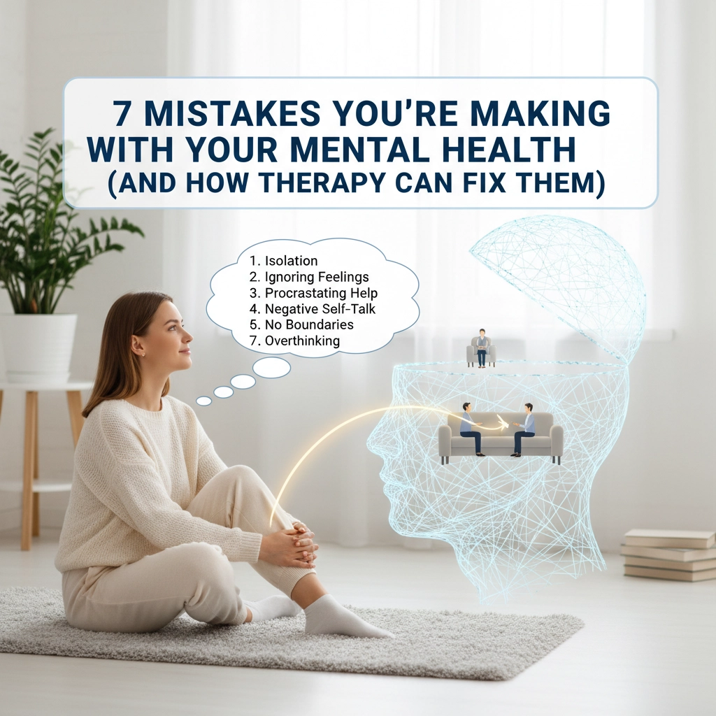 7 Mistakes You're Making with Your Mental Health (and How Therapy Can Fix Them)