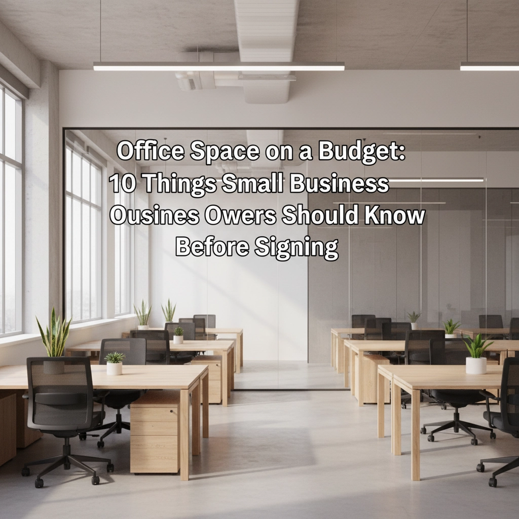 Office Space on a Budget: 10 Things Small Business Owners Should Know Before Signing