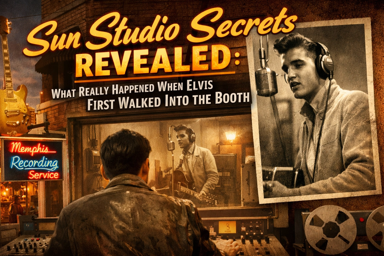 Sun Studio Secrets Revealed: What Really Happened When Elvis First Walked Into the Booth