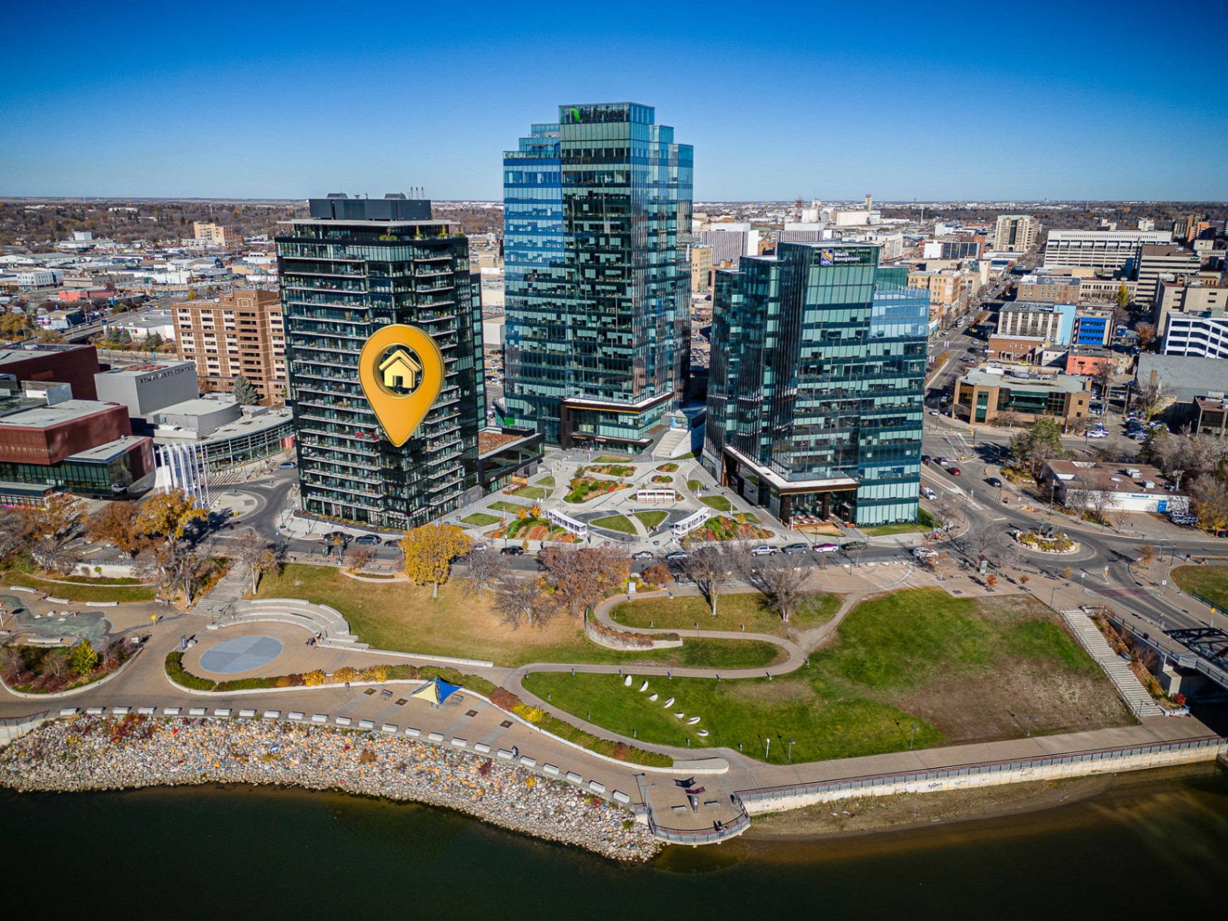 Aerial Drone with Markers