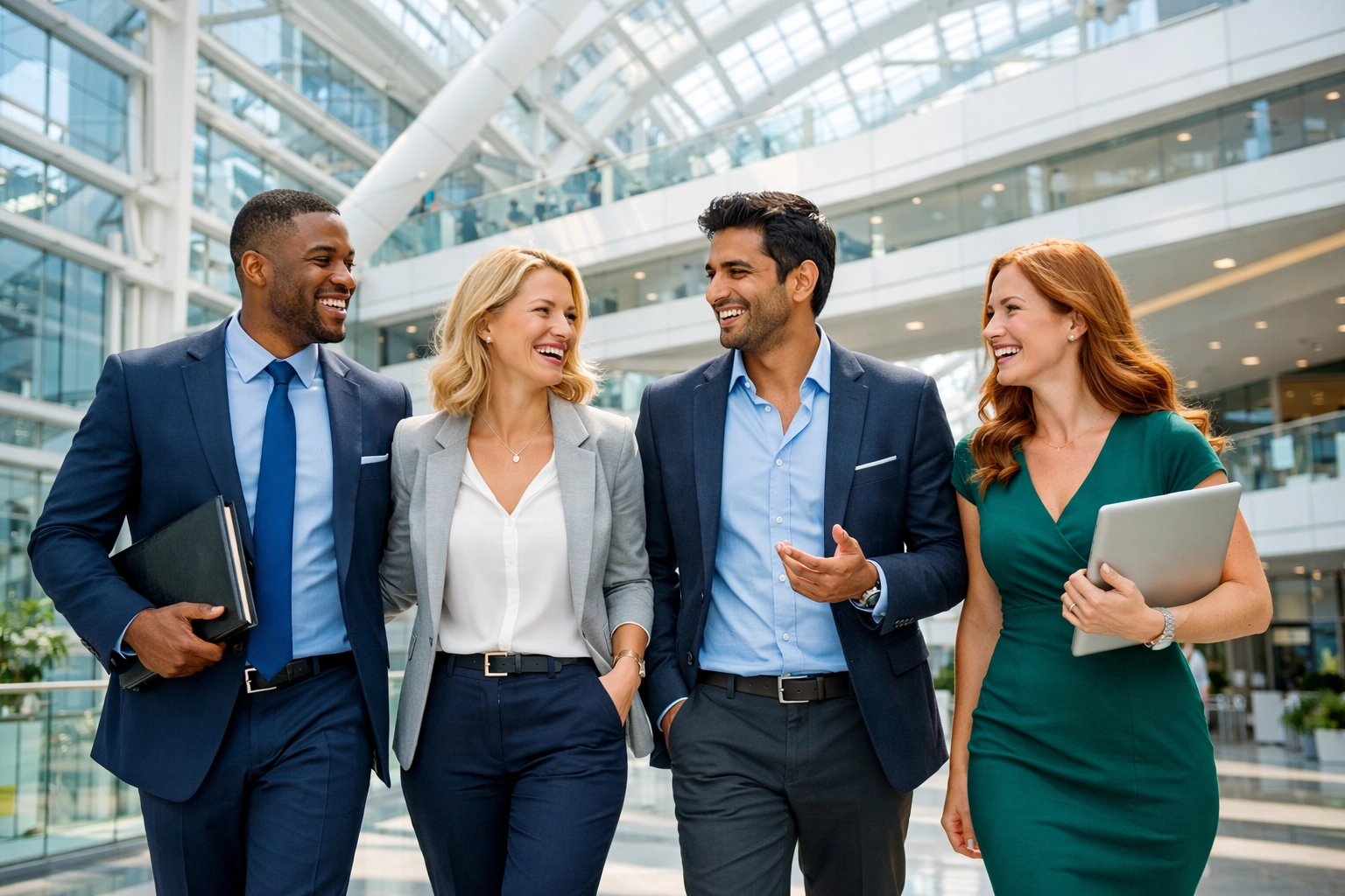 Business team celebrating a successful ServiceNow implementation and digital transformation.