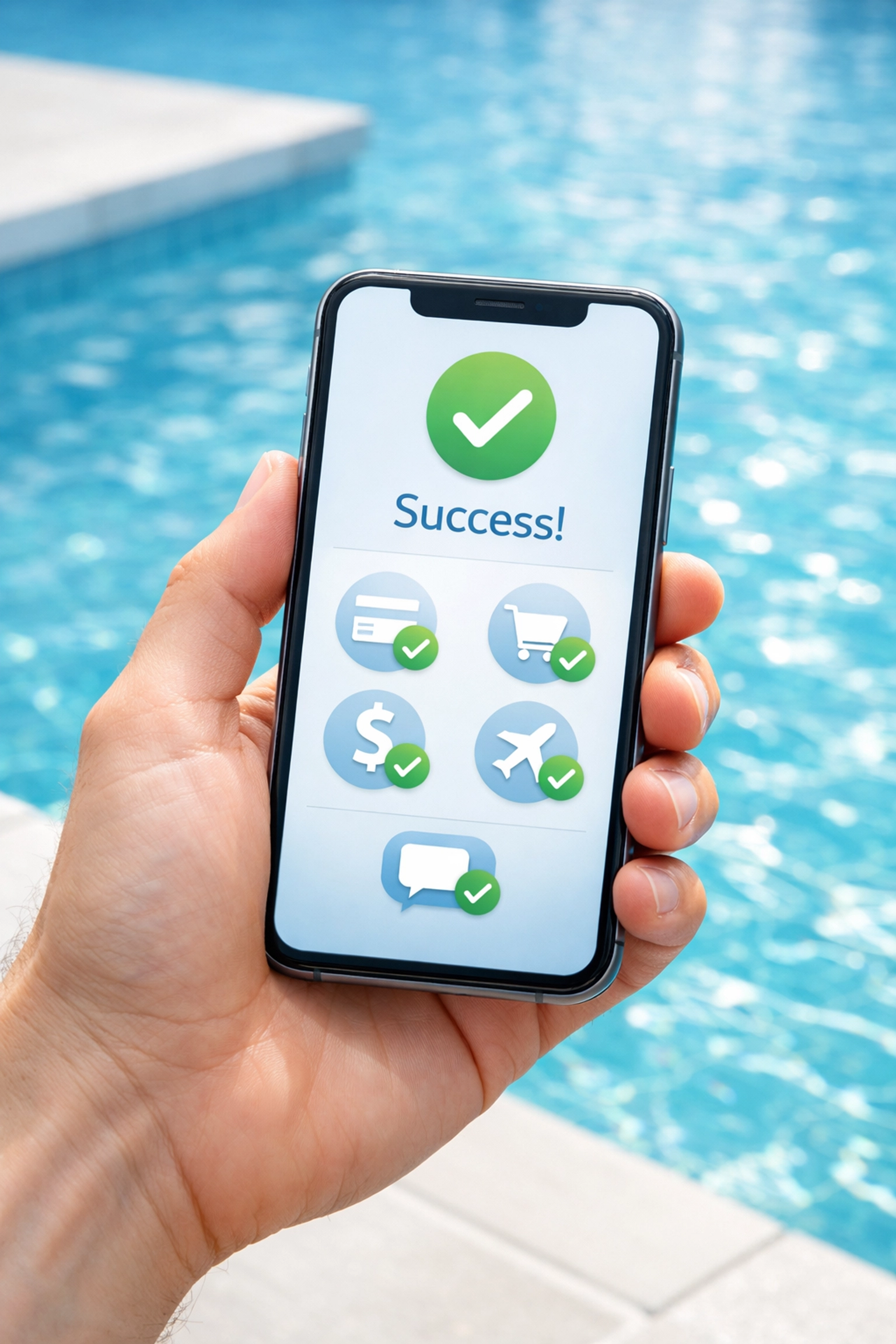 Using a smartphone for automated billing and tracking monthly recurring revenue for a pool route.