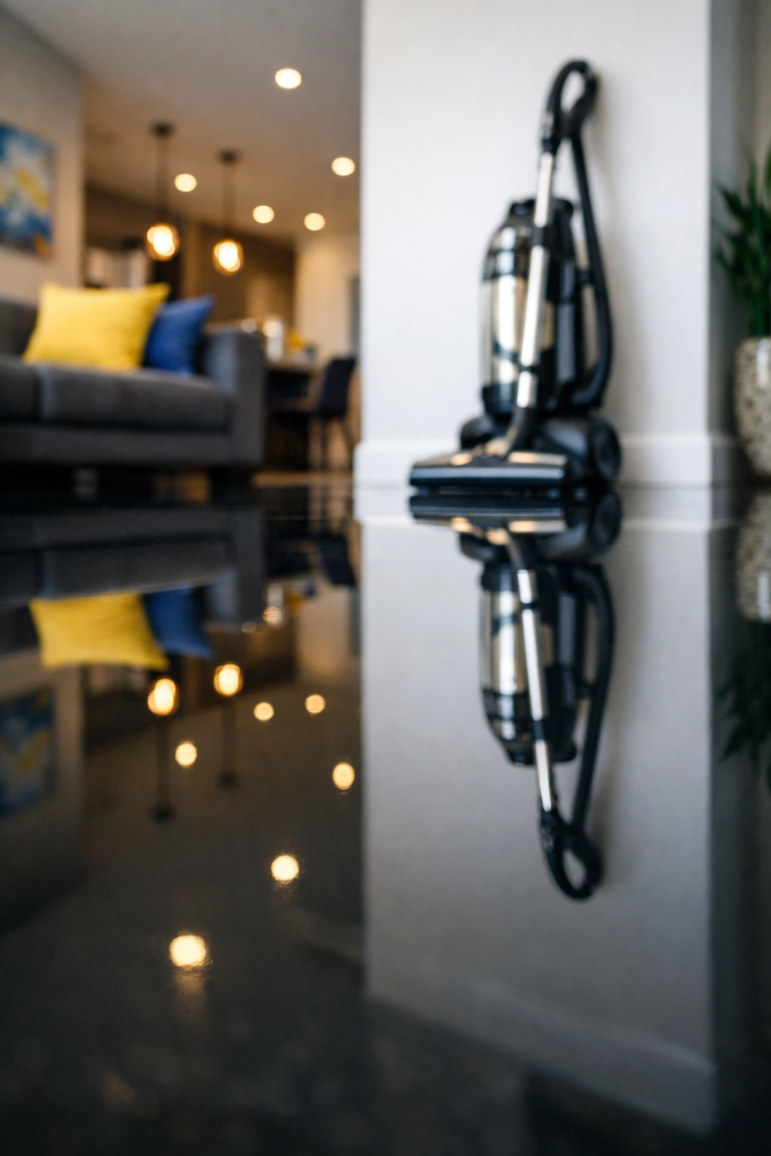 Professional deep cleaning results on a streak-free polished floor in a modern Massachusetts home.