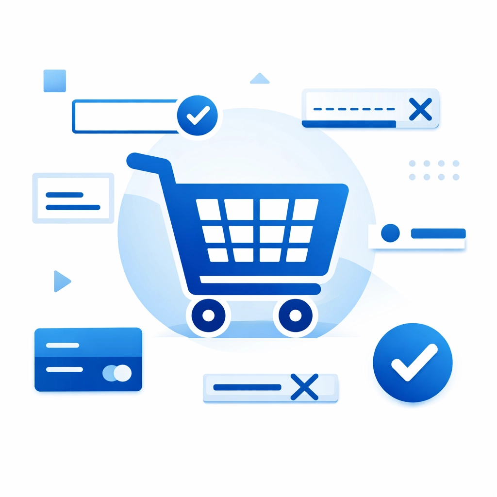 Simplified checkout form design reducing fields to improve conversion rates