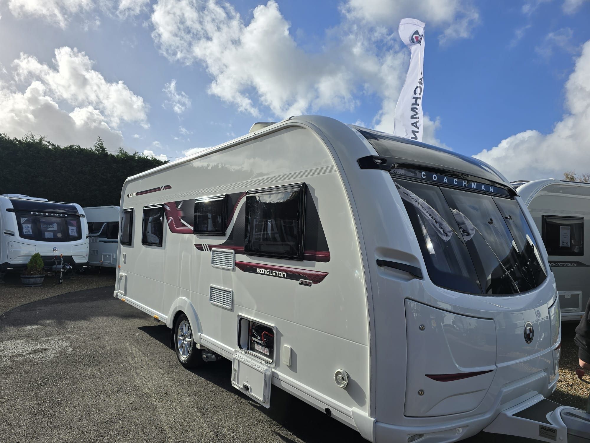 New Coachman Acadia 565 at the dealership ready for collection