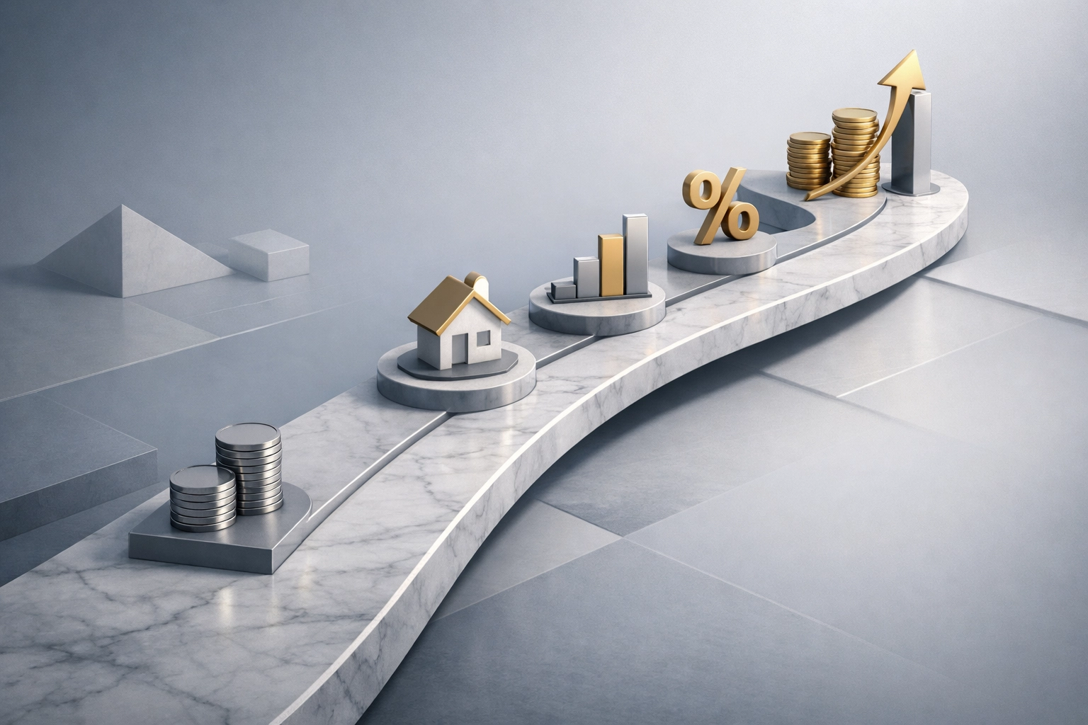 Financial growth strategy pathway for professional athletes with milestone planning