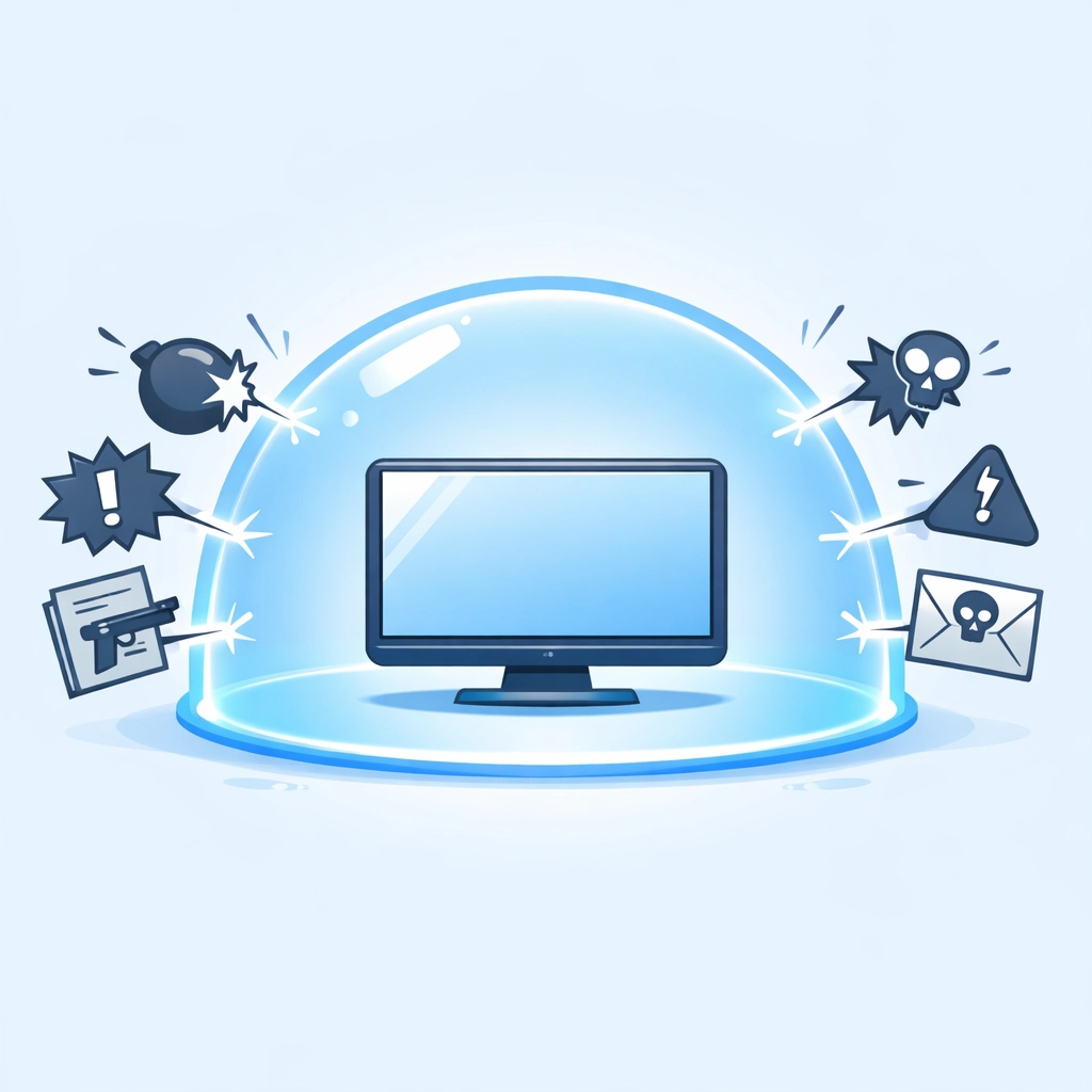 Premium CTV ad placement in a brand-safe environment protected from extremist digital content.