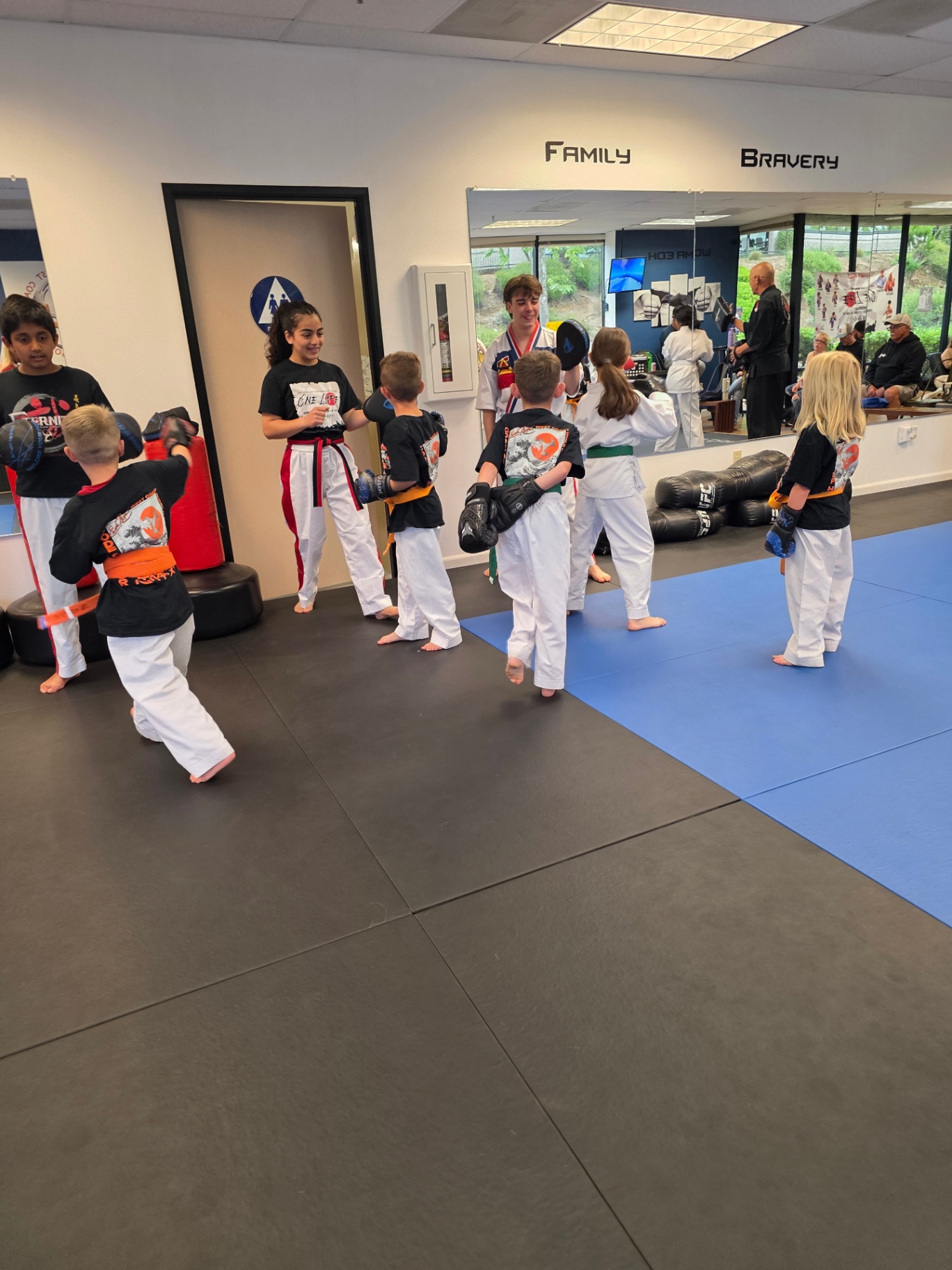Martial Arts Class at Academy