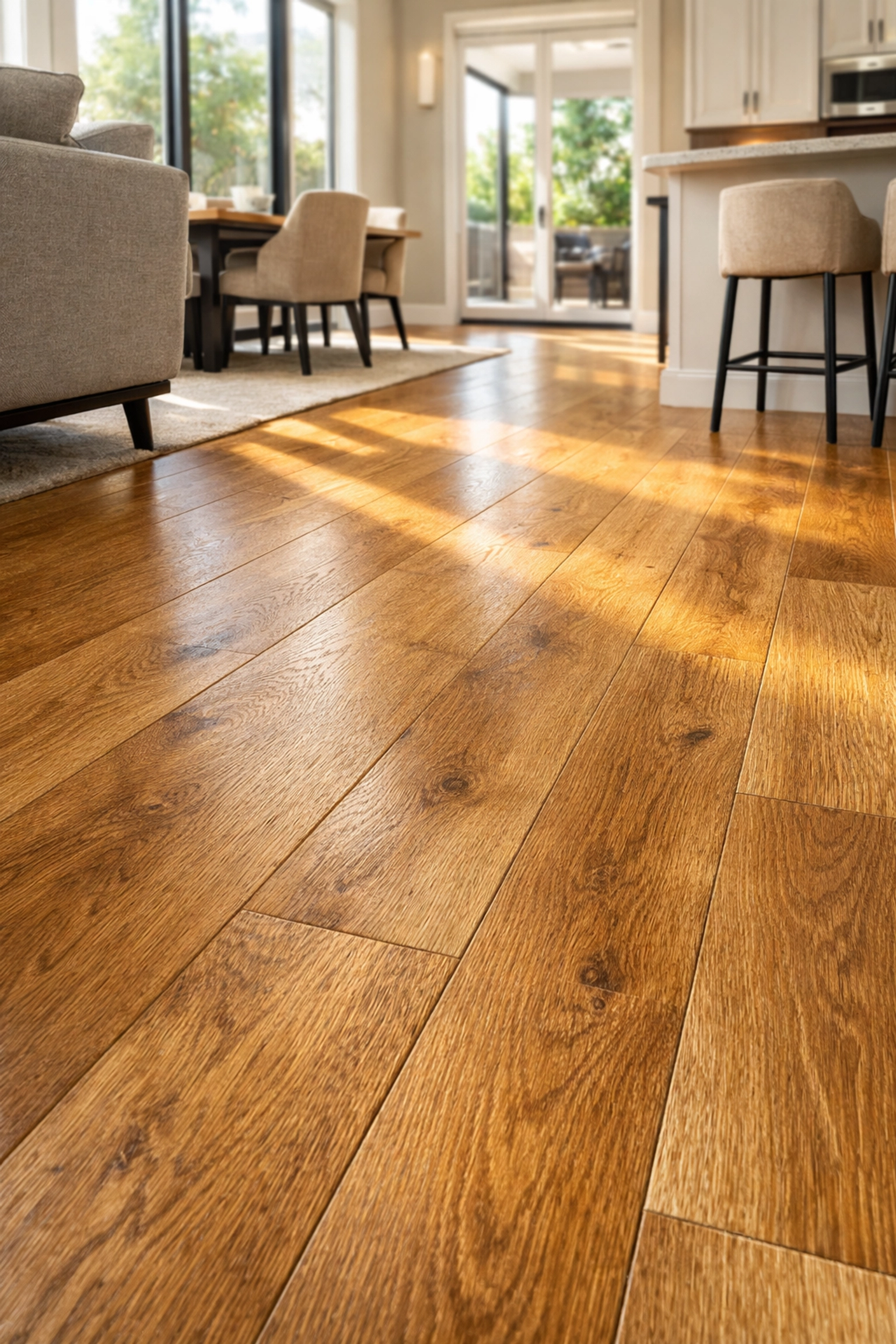 Flooring renovation Orlando - luxury vinyl plank in contemporary home