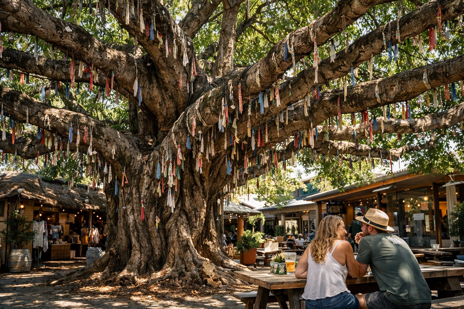 Historic Bodhi Wishtree in Upper Buena Vista, one of the top miami hidden gems to visit.