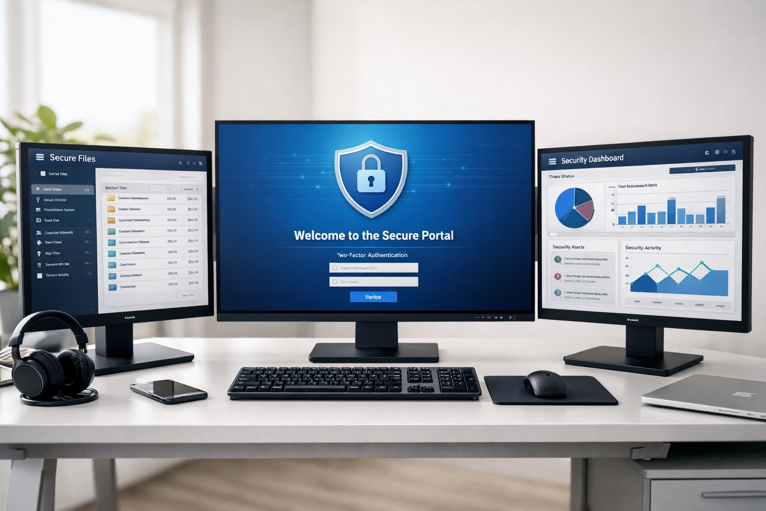 Multi-monitor technology infrastructure for secure tax return transmission and file management