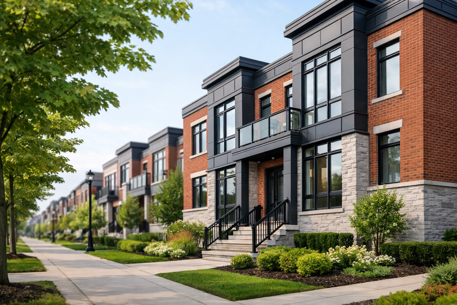 Modern townhouses for sale in the Oak Ridges area of Richmond Hill under 1 million.