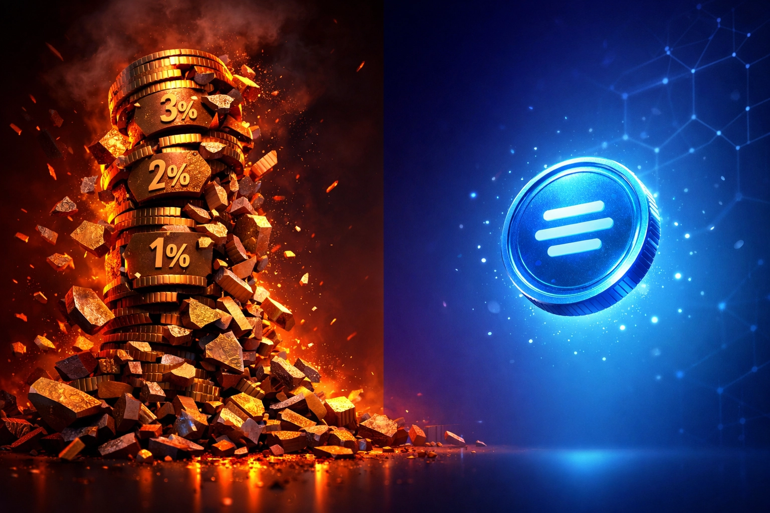 Gas-only crypto payment fees comparison showing cost savings versus traditional percentage-based processing