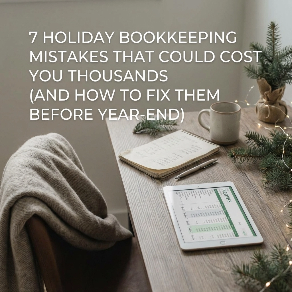 7 Holiday Bookkeeping Mistakes That Could Cost You Thousands (And How to Fix Them Before Year-End)