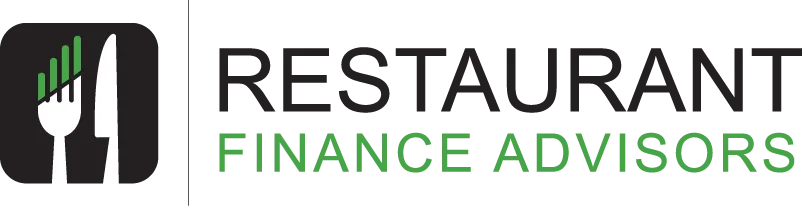 Restaurant Finance Advisors logo with growth symbols