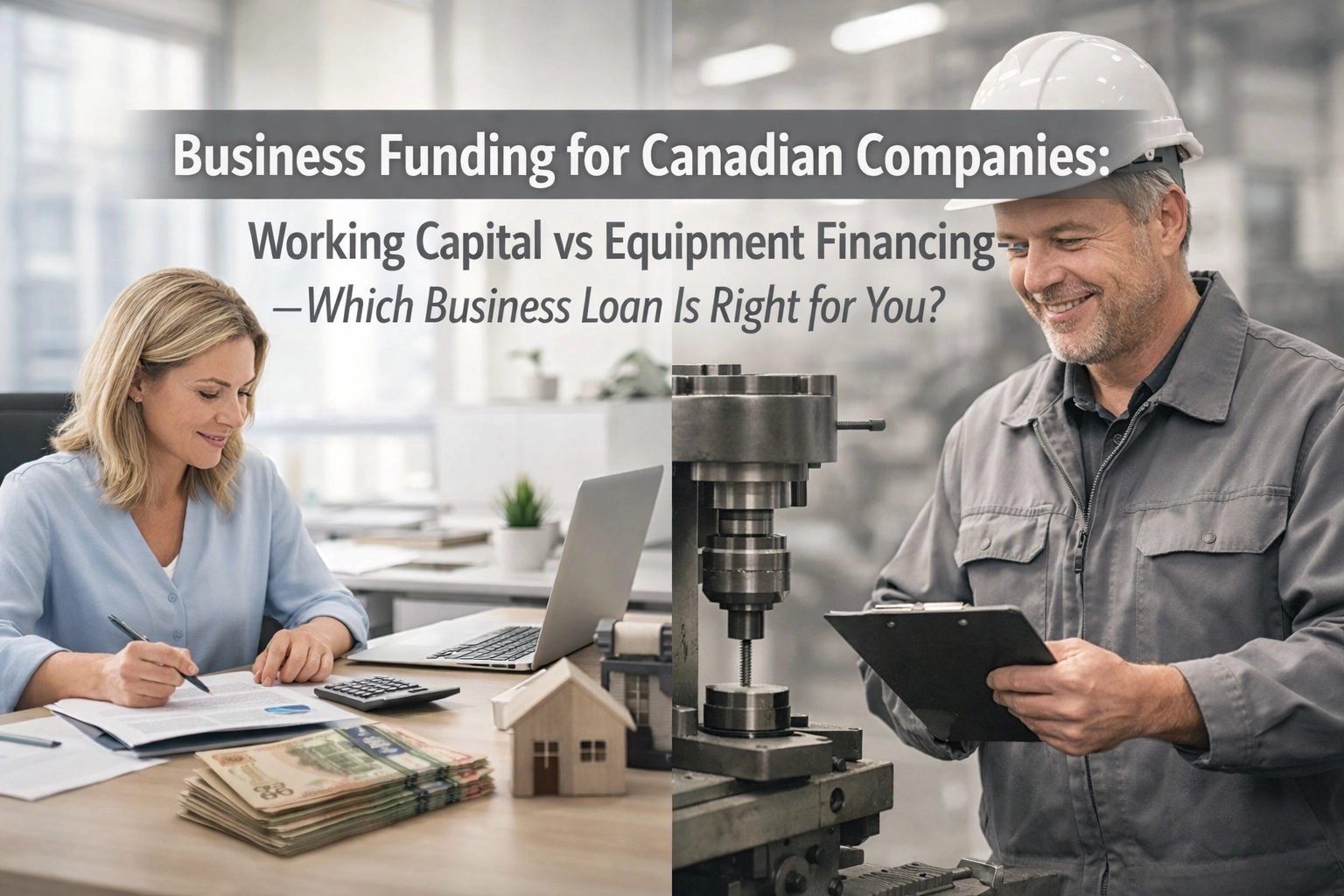 [HERO] Business Funding for Canadian Companies: Working Capital vs Equipment Financing: Which Business Loan Is Right for You?