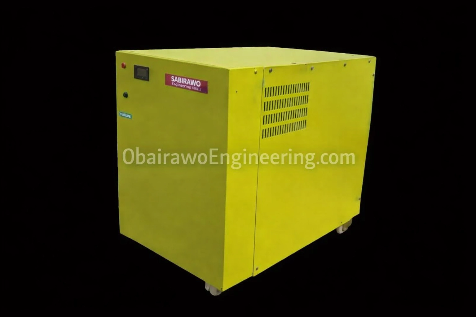 Obairawo 100KVA Fuelless Generator Yellow Industrial
