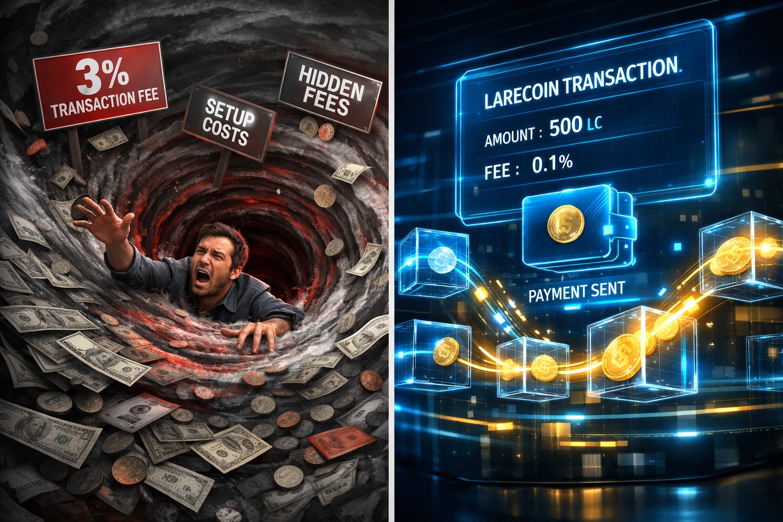 Traditional payment processor fees vs Web3 crypto payments cost comparison for merchants