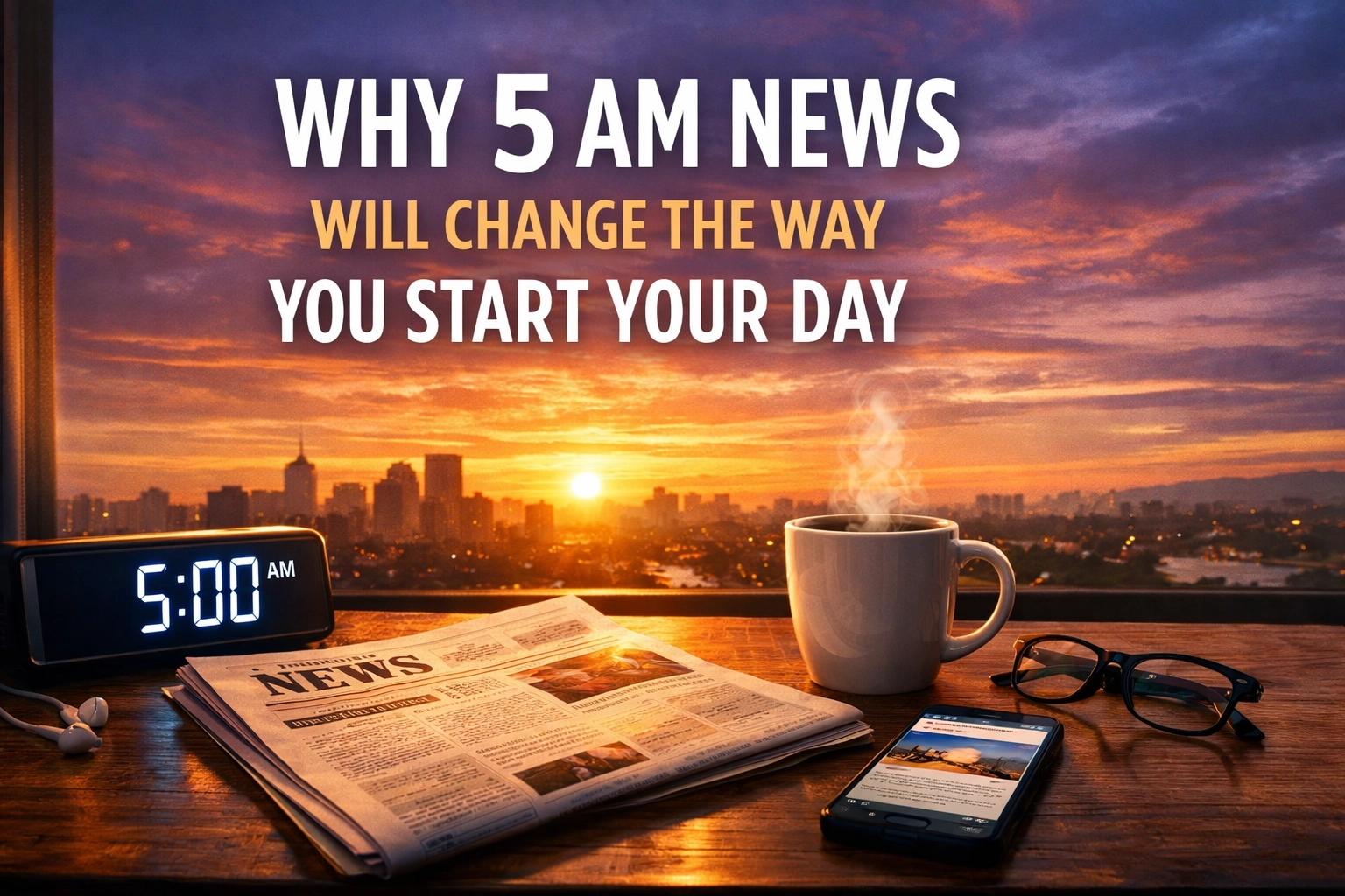 [HERO] Why 5 AM News Will Change the Way You Start Your Day