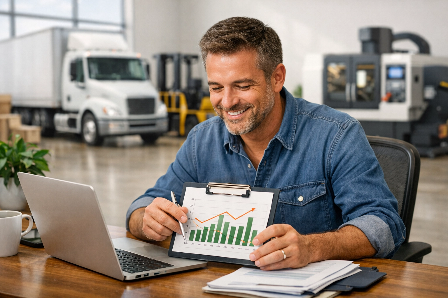 Working capital preservation through strategic equipment financing for business operations