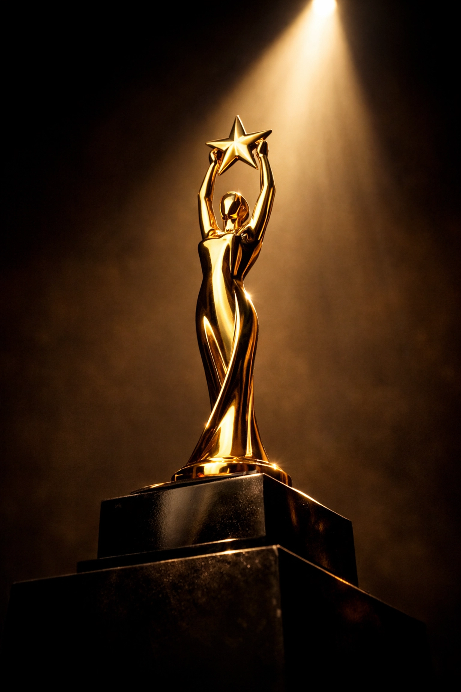 Gold trophy award for corporate awards ceremony in Minneapolis