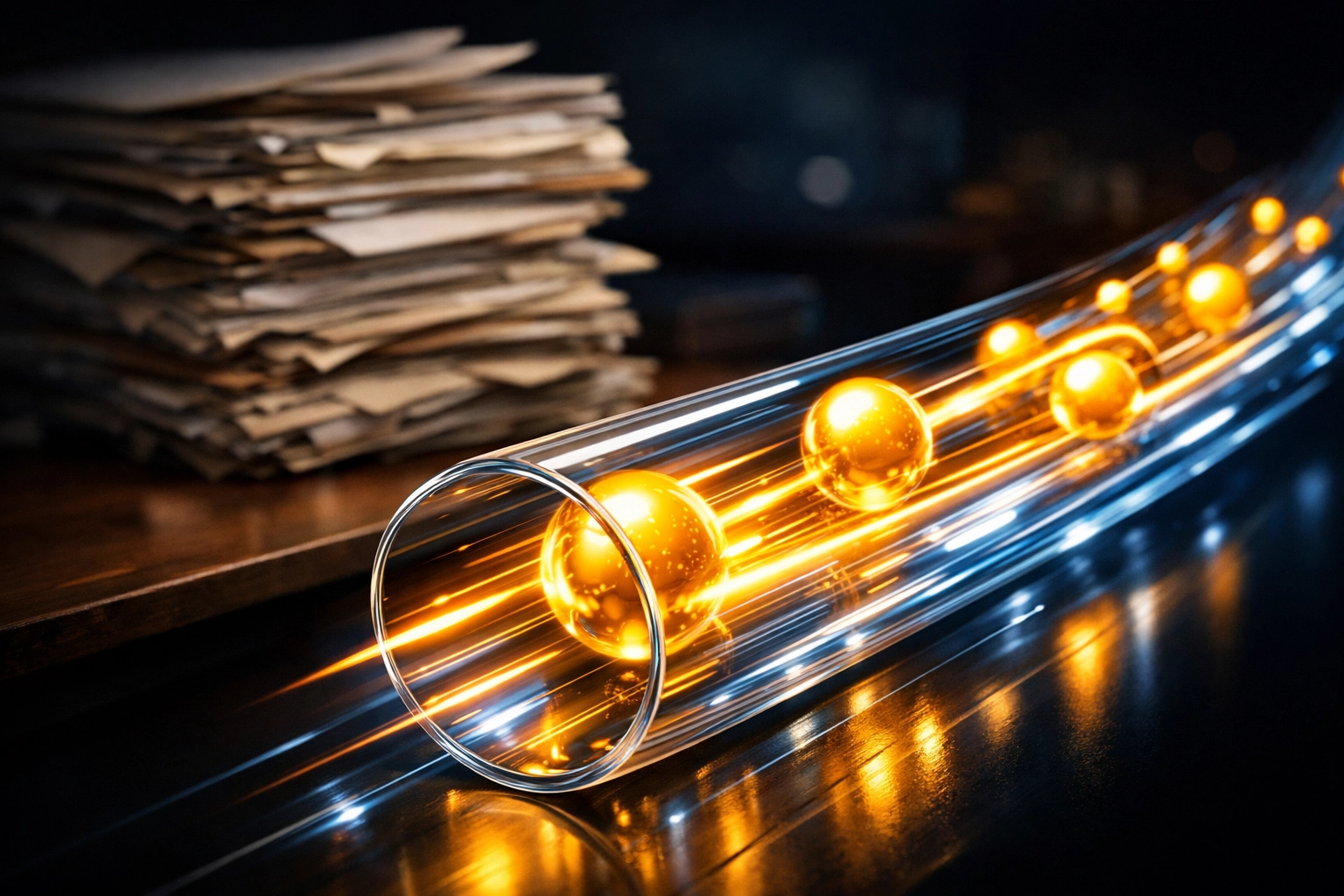 Why AI Automation for Small Business Will Change the Way You Handle Lead Management Forever 2 High-speed digital lead management through workflow automation versus slow manual paper processes.