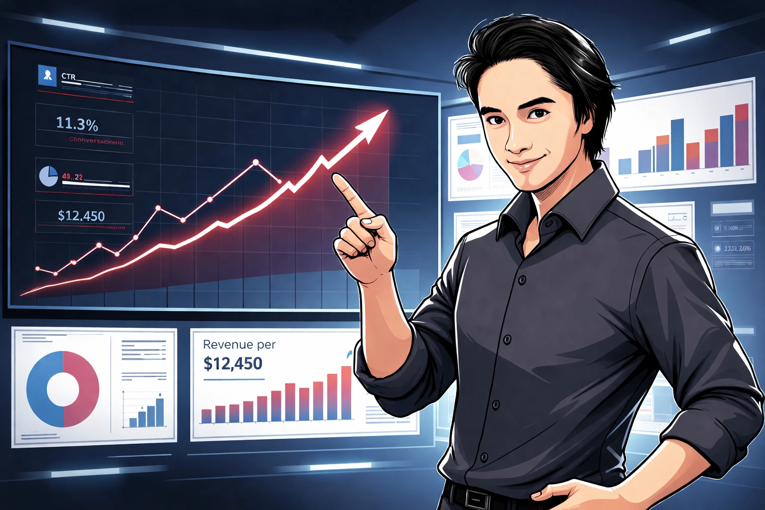 Simon Leung conversion-focused analytics dashboard