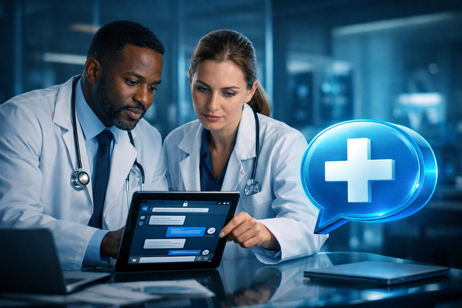 Licensed doctors reviewing patient messages to provide fast online UTI treatment and prescriptions.