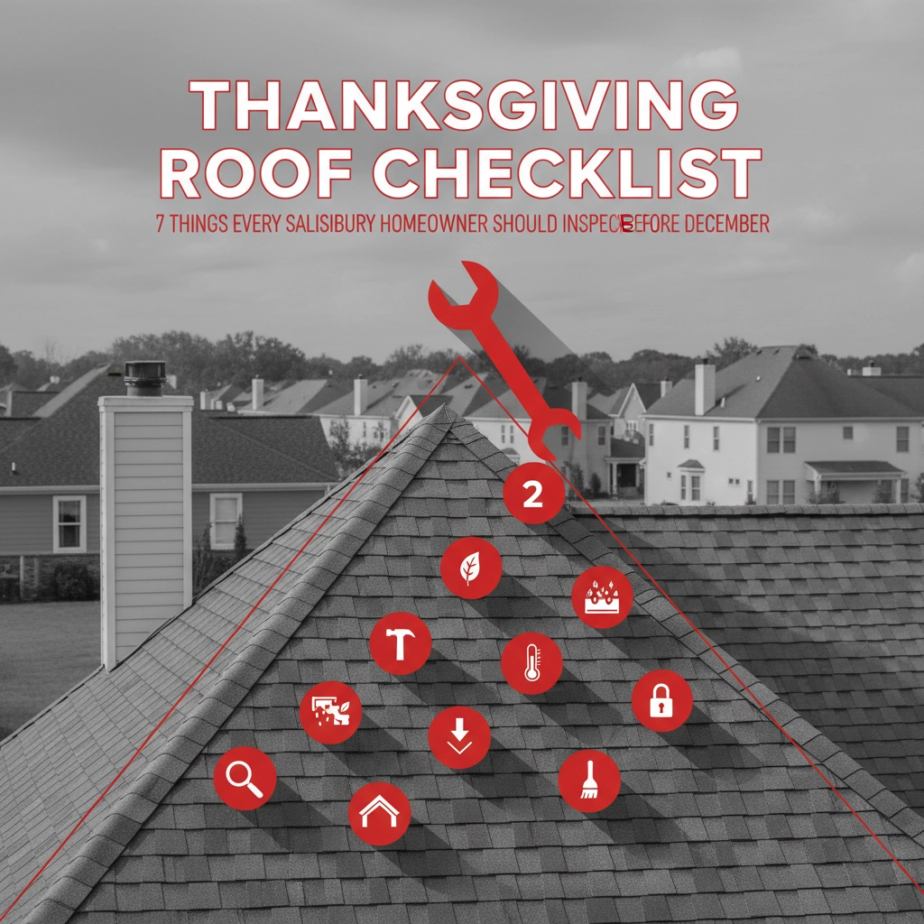 Thanksgiving Roof Checklist: 7 Things Every Salisbury Homeowner Should Inspect Before December