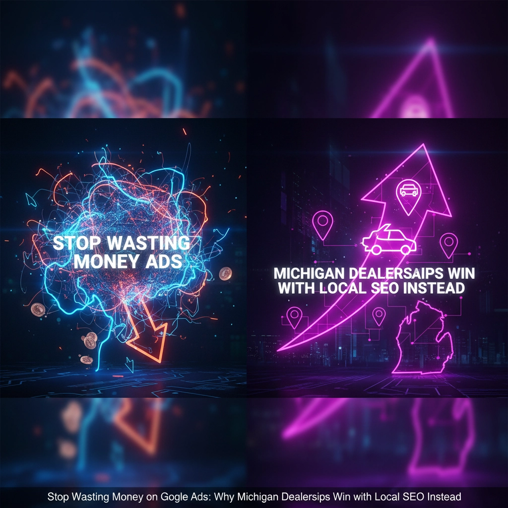 Stop Wasting Money on Google Ads: Why Michigan Dealerships Win with Local SEO Instead