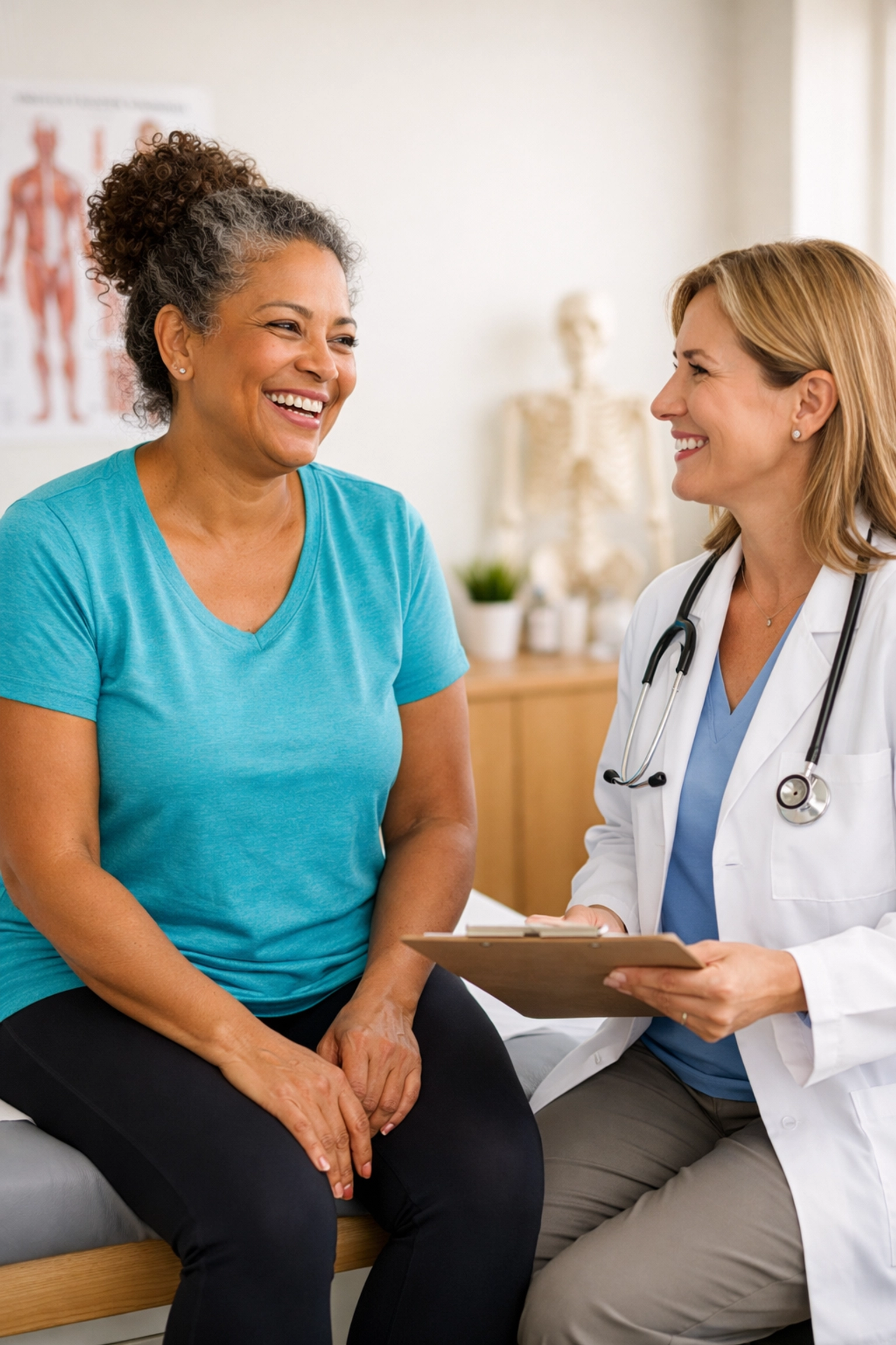 Patient meeting with doctor to discuss semaglutide weight management treatment options