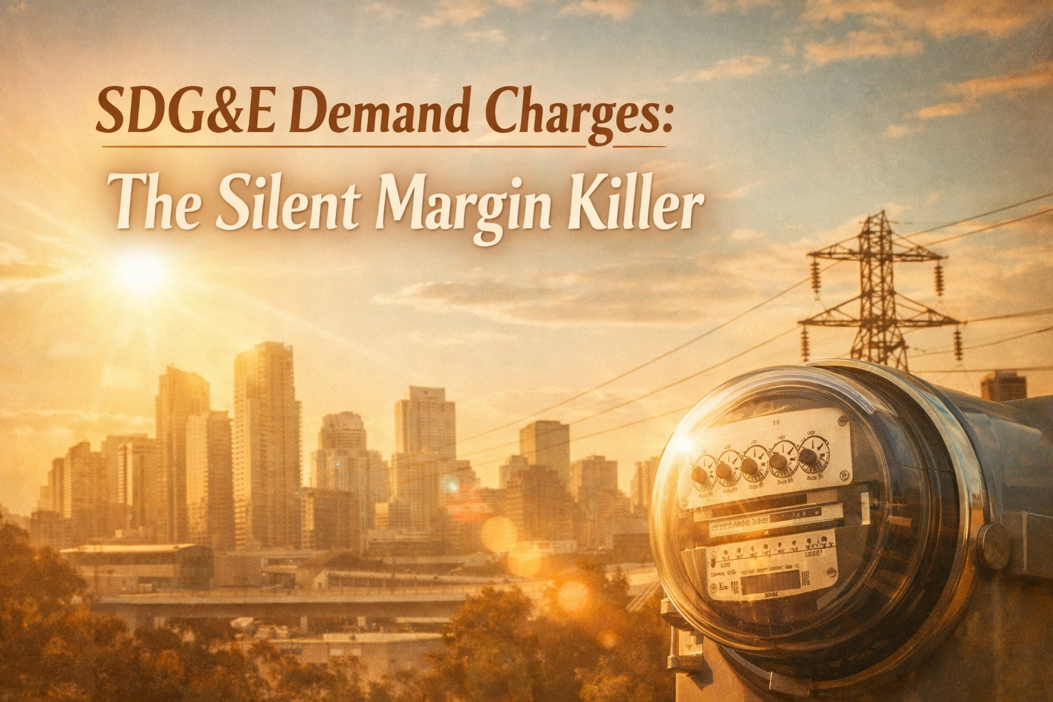 [HERO] SDG&E Demand Charges: The Silent Margin Killer