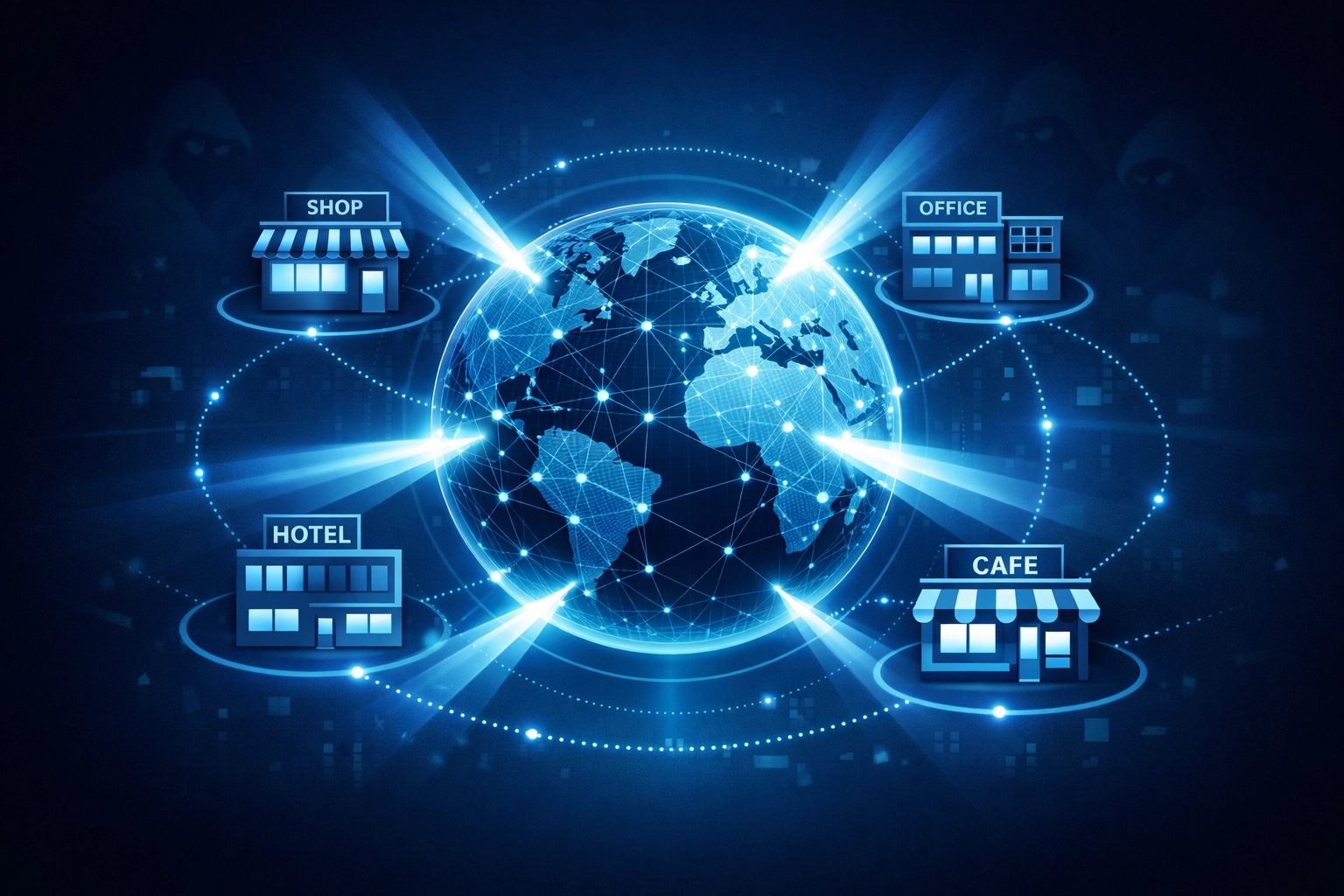 Automated cybersecurity threats scanning small business networks globally