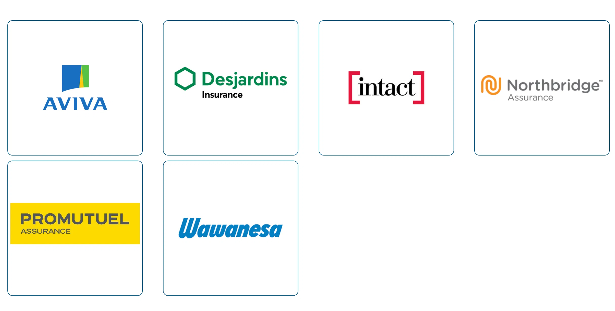 Logos of major Canadian insurance companies offering incentives for leak detection