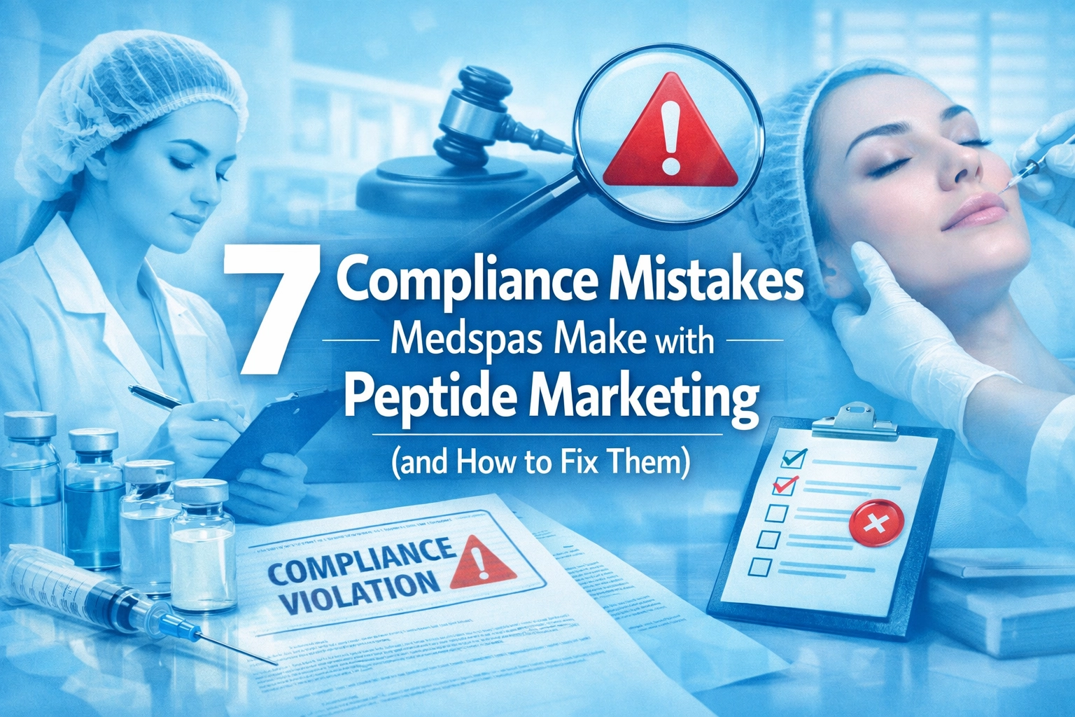 [HERO] 7 Compliance Mistakes Medspas Make with Peptide Marketing (and How to Fix Them)